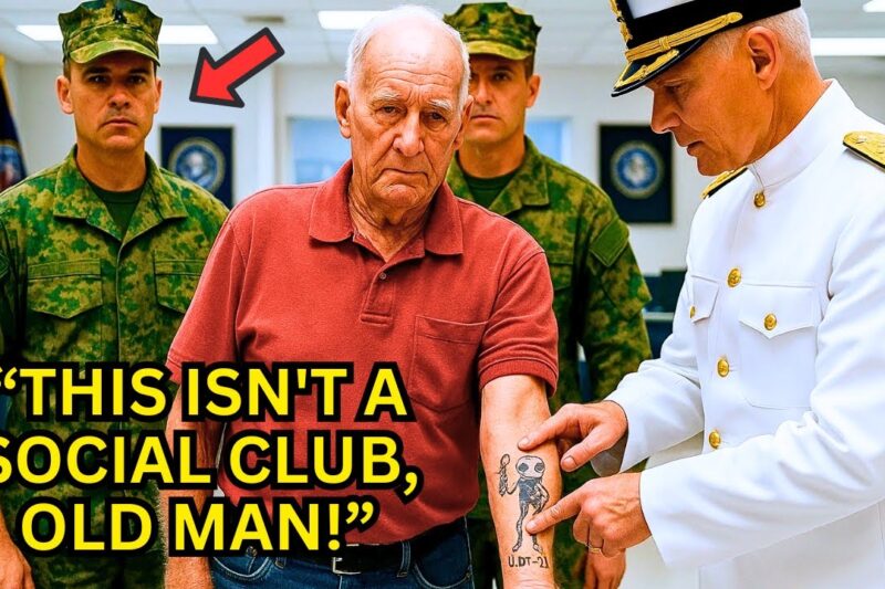 They Arrested the Old Man for Impersonating a SEAL — Until the Vice Admiral Saw His Unit Tattoo 