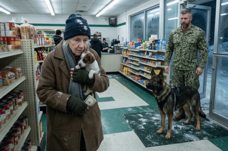 She Had Only $5 Left and Chose the Puppy—Then a Navy SEAL Discovered the Truth Behind Her Sacrifice