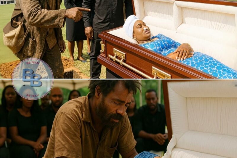 “She’s Not Dead”, Homeless Man Stops Billionaire’s Funeral To Save Her, What Happened Next Shocked