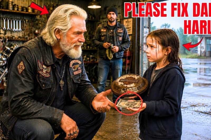 Little Girl Asked a Biker to Fix Dad’s Old Bike — What Hells Angels Did Brought Tears