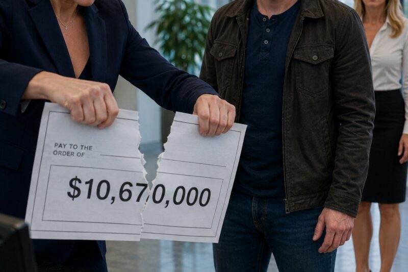 Bank Manager Tore Up a Single Dad’s $10M Check — Then Her Boss Said “Sir”