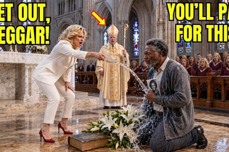 Rich Woman Pours Wine on Black Man Praying at the Altar — Her Face Drains as the Choir Rises for Him