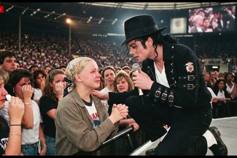 She Had Cancer… What Michael Jackson Did Next Left a Stadium in Tears
