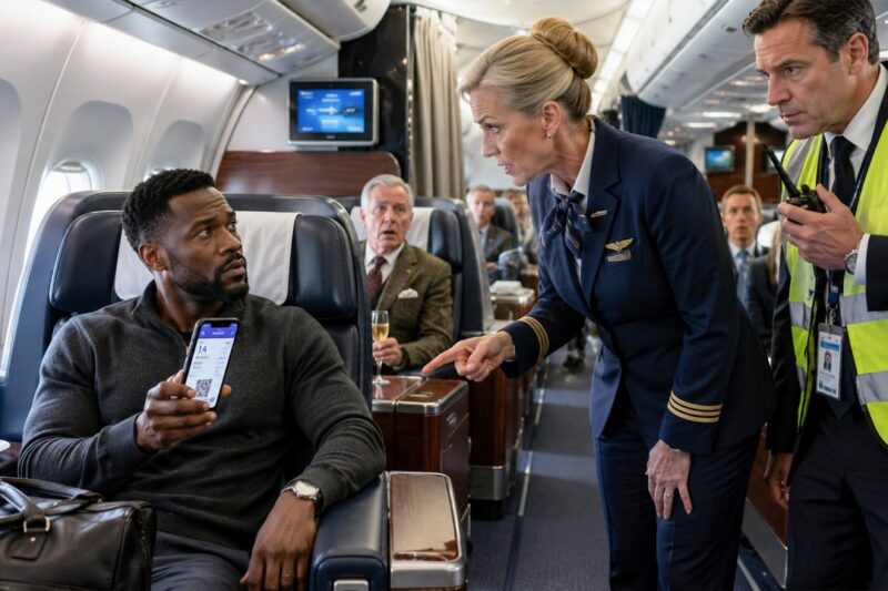 Flight Attendant Questioned Black Man’s Ticket — Not Knowing He’s Their Investor.