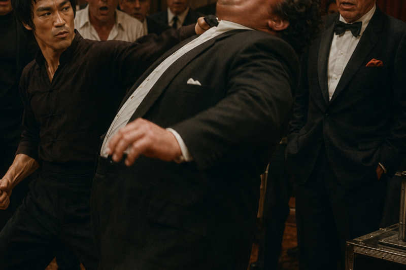 Sinatra’s 350lb Bodyguard Charged at Bruce Lee Backstage — Frank Watched Him Get Defeated