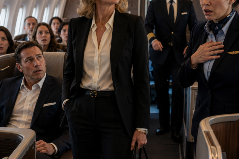 CEO Removed from Business Class for Another Passenger — Ten Minutes Later, the Captain Received a Call