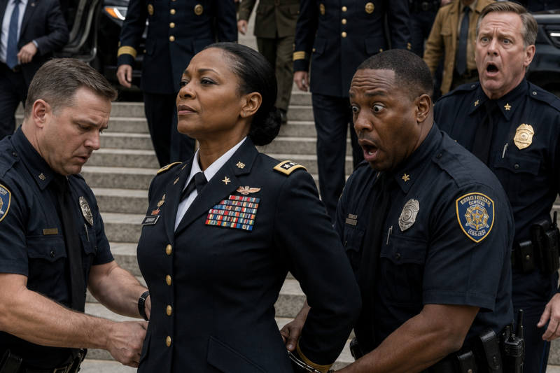 Cops Handcuff Black Woman General for ‘Talking Back’ — One Call to the Pentagon Ends Their Careers