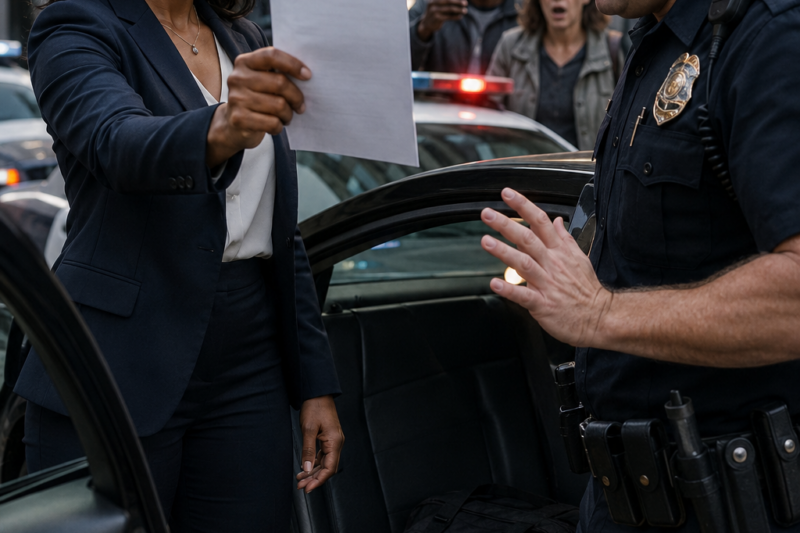 Officer Planted a “Recovered” Bag in Her Car—Then She Revealed a Federal Warrant Bearing His Name