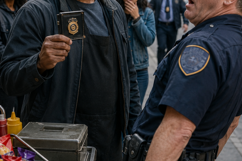 Officer Tries to Shake Down Black Street Vendor—Unaware He’s an Undercover Federal Marshal