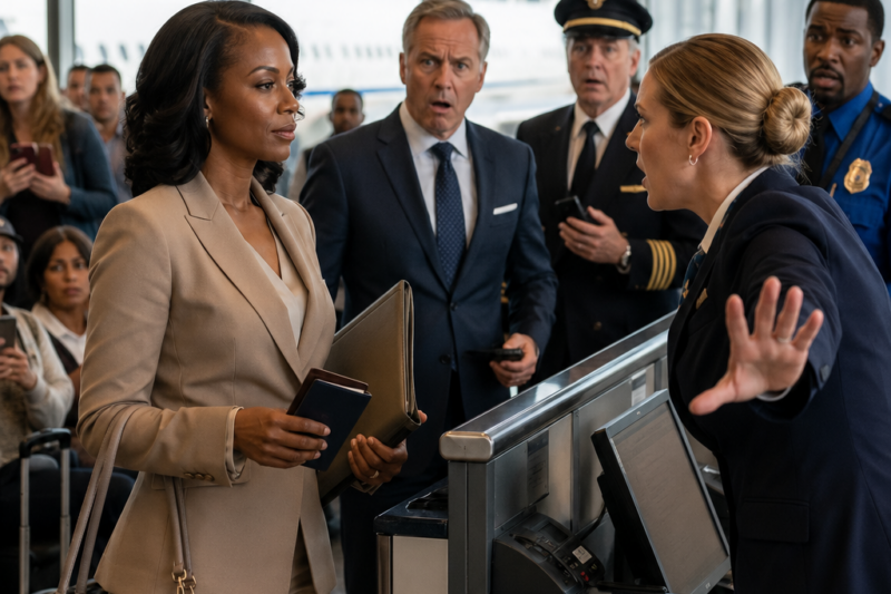 Agent Disregards Black Passenger—Then Finds Out Her True Identity