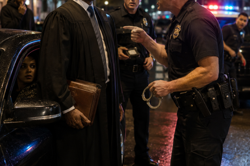 Racist Officer Arrests Black Judge During Traffic Stop—Mocks His Court Robe as a Costume