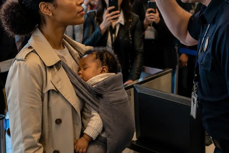 He Humiliated a Mother Over Her Baby’s Bottle—Until a Code on the Label Froze the Whole Airport