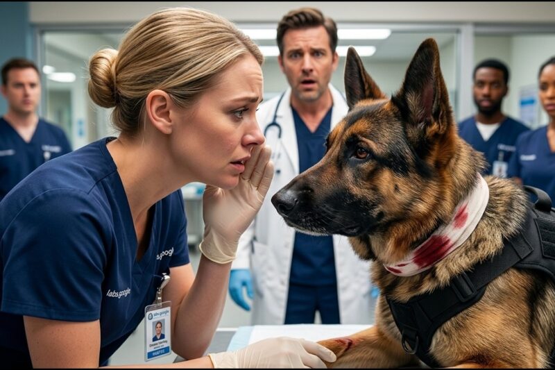 The SEAL K9 Refused Every Soldier — Until the Rookie Nurse Whispered a Classified Command 