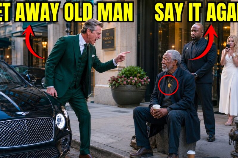 Millionaire Spots a Begging Black Old Man by His Bentley — Then He Sees the Necklace and Freezes