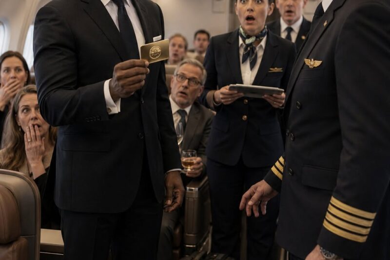 Pilot Demands Black Man Prove His Ticket—Crew Stunned When He Reveals Airline Ownership Card