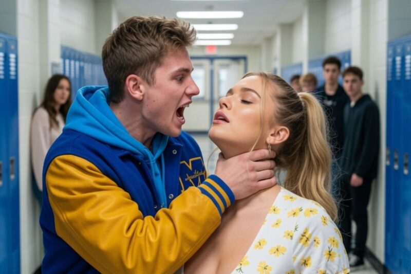 Bully Grabs Innocent Girl’s Throat in School Hallway — Unaware She’s a Secret Krav Maga Black Belt