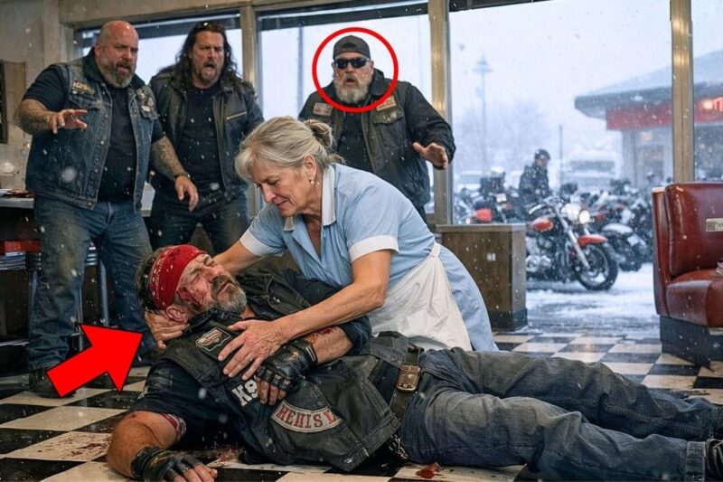 She Refused Payment from Cold Bikers —By Morning, Hells Angels Blockaded Her Street