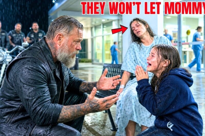 ‘Those Men Won’t Let My Mommy In the Hospital!’ She Cried — The Biker’ Response Will Shock You!
