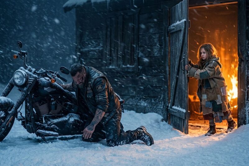 Orphan Saved Frozen Bikers in a Storm. Then 150 Hells Angels Arrived and Shook the Town!