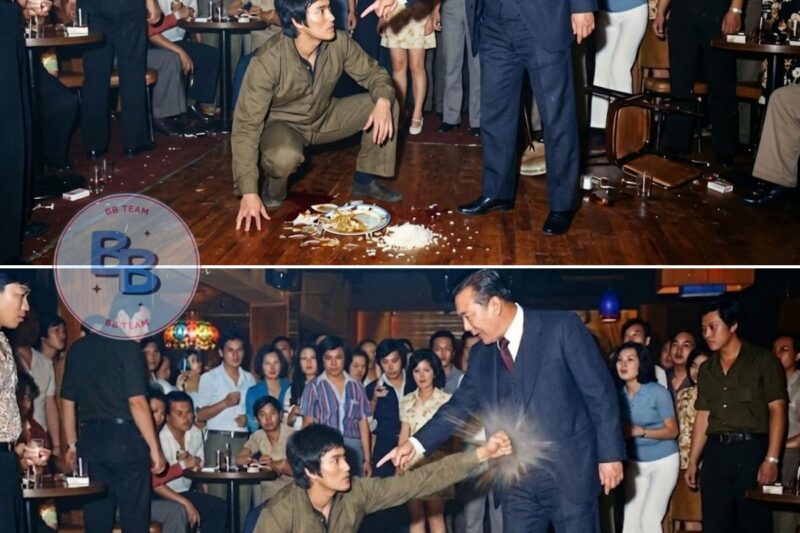 They Forced Bruce Lee to Eat Off the Floor… Seconds Later, Everyone Regretted It