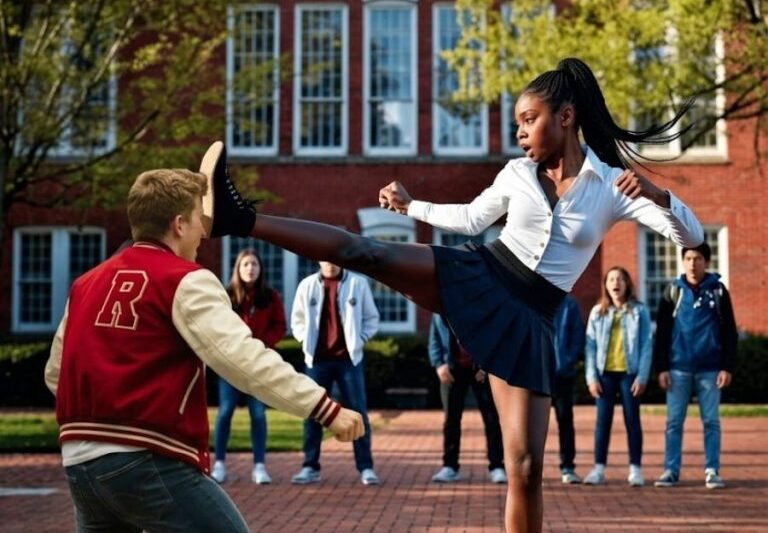 School Bullies Knock Down a Black Girl’s Friend — 10 Minutes Later, She Fights Back
