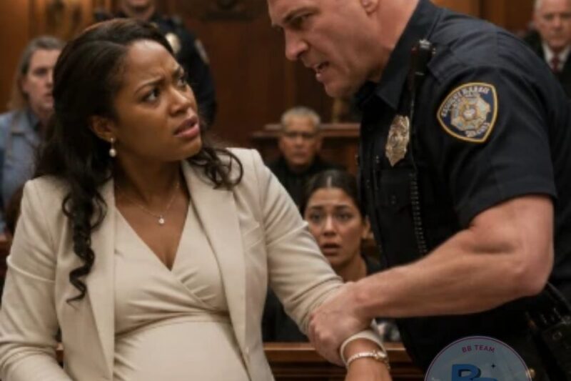 Cop Mocked Black Pregnant Woman in Courtroom — Then Turned Pale When Her Husband Walked In as Judge