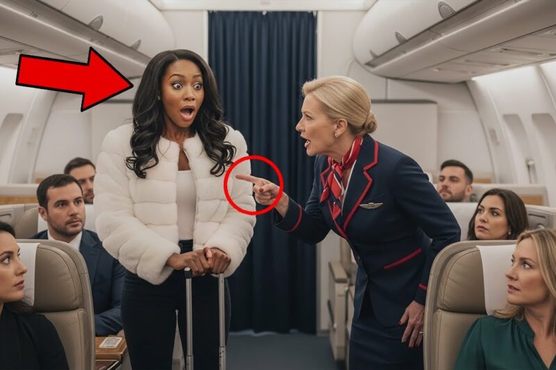 Flight Attendant Targets Black Passenger — Until the Pilot Reveals Who She Really Is
