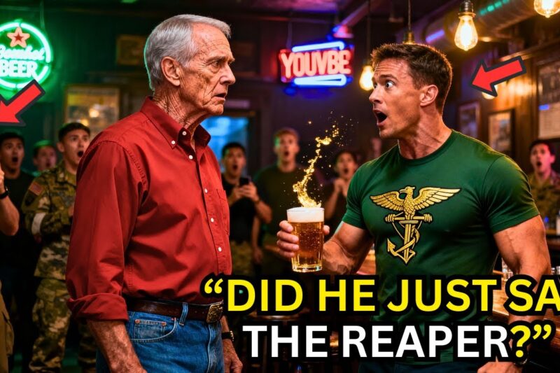 Navy SEAL Asked The Old Man’s Call Sign at a Bar — “THE REAPER” Turned the Whole Bar Dead Silent 