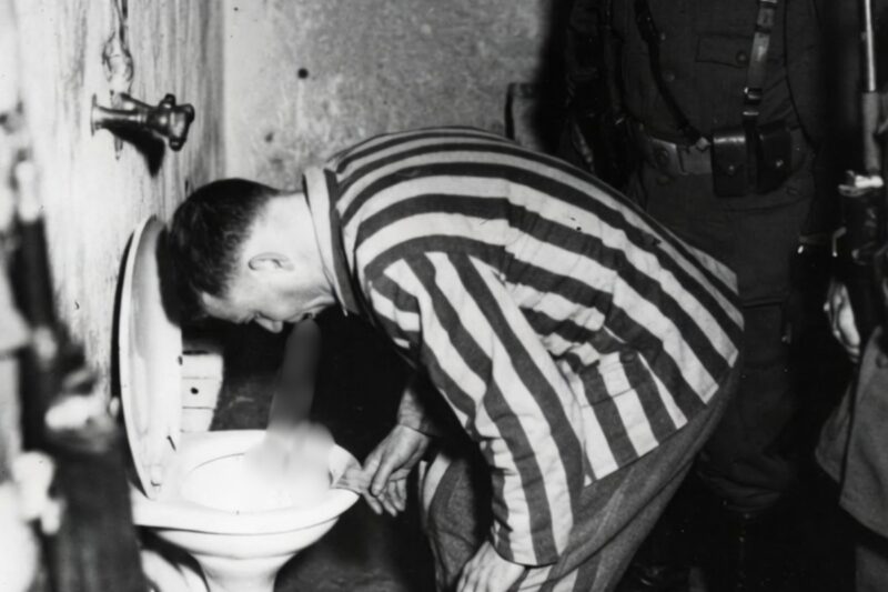 “SEARCH IT!” ordered the German, throwing the object into the septic tank.