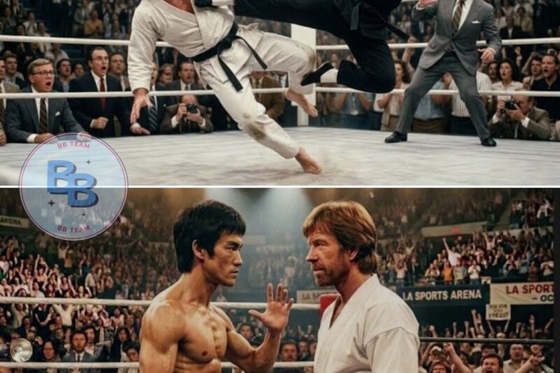10,000 People Believed Chuck Norris — Until Bruce Lee Climbed Into the Ring and Changed Everything