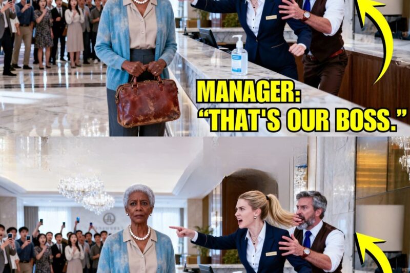 Hotel Clerk Mocked Black Elderly Woman’s Appearance — Froze When Manager Called Her “Boss”