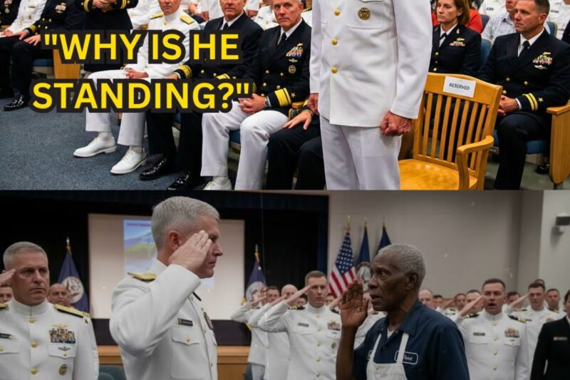 Everyone Sat Down at Navy Ceremony — Until 3-Star Admiral Refused to Sit When He Saw Who Was Missing