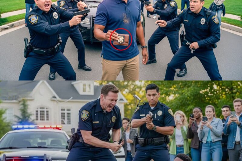 Police Officer Attacks a Black Man With a Golf Club — Then He Drops It When the Man Flashes a Badge