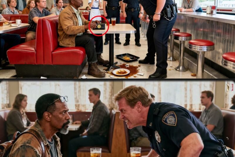 Cocky Cops Dumped Black Man’s Lunch: “Lick It Up” —Froze When They Noticed What Was Under His Napkin 