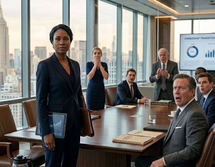 Director Denied Black Woman From Boardroom — His Face Dropped When She Walked In As the New Owner