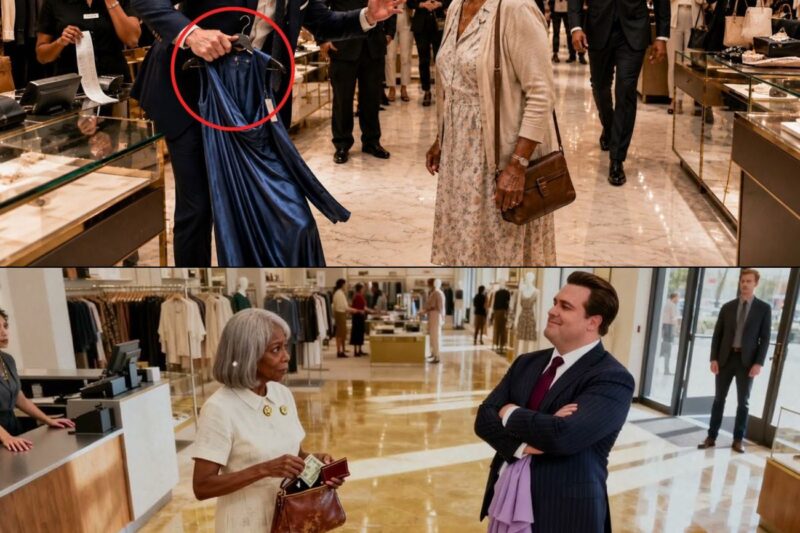 Store Manager Slapped an Old Black Woman for “Touching” a Dress—CEO Walked In, Called Her “Grandma” 