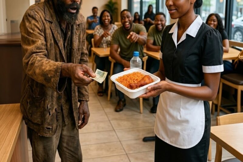 Billionaire Pretends to Be Homeless and Asks for Leftovers—What the Waitress Does Shocks Him