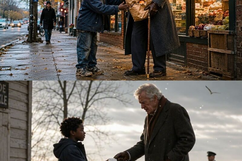 “Let Me Carry That, Sir” — Street Kid Helps Billionaire With Groceries, Unaware Who He Is 