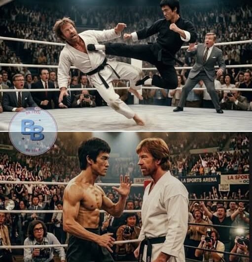 10,000 People Believed Chuck Norris — Until Bruce Lee Climbed Into the Ring and Changed Everything