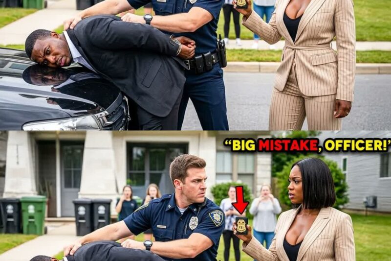 Cops Pulls Over Black Couple And Slams Him On Car—Then She Reveals Her FBI Badge