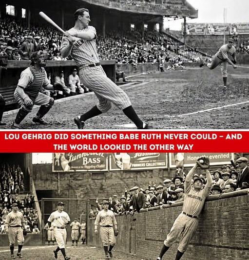 Lou Gehrig Did Something Babe Ruth Never Could — And Nobody Noticed Until Now.