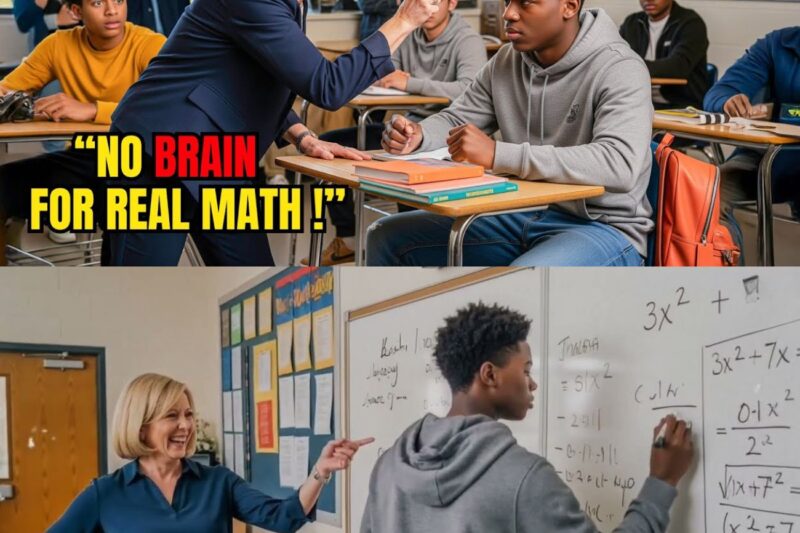 “I Bet You Can’t Do This” the Teacher Sneered — Then the Black Kid Blew Everyone Away