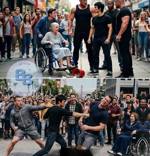 3 Bullies Humiliated a Son Raising Money for His Disabled Mother… Then Bruce Lee Stepped In