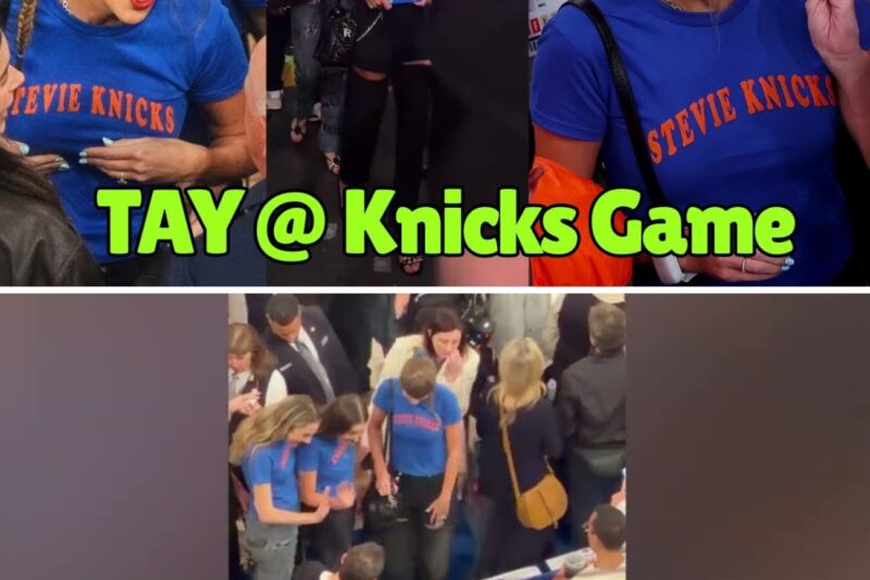 Court-Side Earthquake: Taylor Swift Shocks Fans with Surprise Solo Appearance at Knicks Game