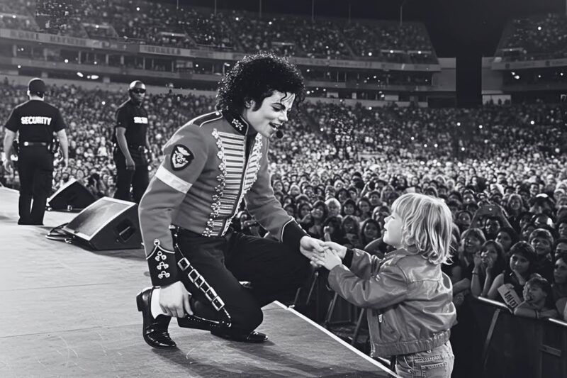 A Boy Tried to Touch Michael Jackson’s Glove at Chicago Stadium — His Reaction Stopped the Show