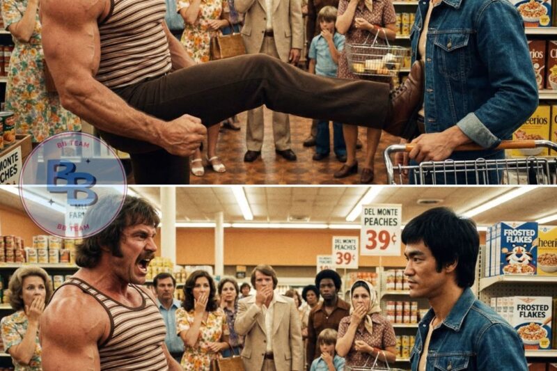 Bruce Lee At Supermarket — 300lb Bodybuilder Blocked His Cart And Said Asians Shop In Different…