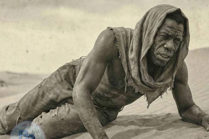 He Spent 32 Days Setting Traps In The Desert to Keep Hunters From Finding Him BUT…