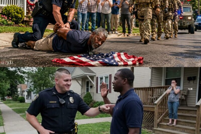 Cop Throws Black Vet Down on Memorial Day — His Entire SEAL Team Shows Up to Court in Full Uniform 