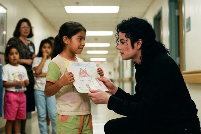 12 Year Old Gave Michael Jackson A Drawing He Kept It Until He Died Here’s Why