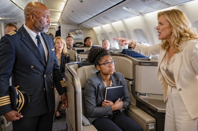 White Passenger Refused to Sit Next to Black Teen — The Cabin Froze When Her Father Walked Onboard